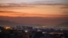 Part of the city skyline is pictured at dawn after several explosions were heard in Tehran on Oct. 26, 2024. Israel announced the launch of "precise strikes" on military targets in Iran in retaliation for Iranian attacks.